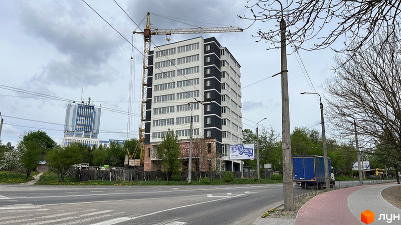 Ход строительства ул. Галицкая, 1 дом, апрель 2024