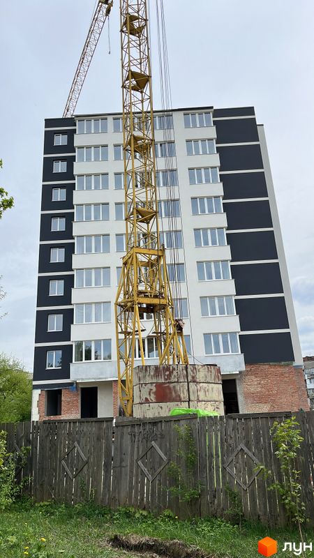 Ход строительства ул. Галицкая, 1 дом, апрель 2024