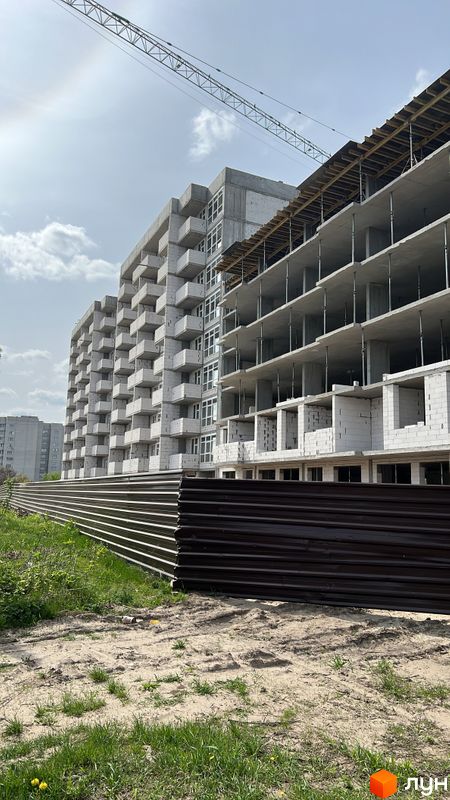Ход строительства ЖК Onix, 2 дом (секция 9), апрель 2024