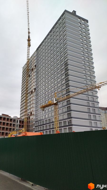 Ход строительства Rusaniv Residence, 2-4 секции, апрель 2024