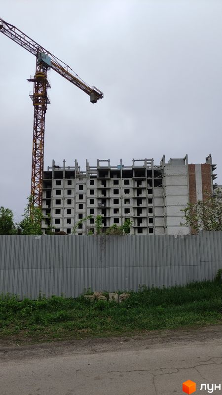 Хід будівництва ЖК Лазурний, 3-4 секції, квітень 2024