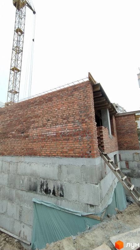 Ход строительства ЖК Вышгород Сити Парк, 2 дом (секция 7), апрель 2024
