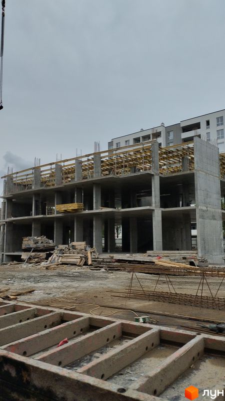 Ход строительства ЖК LuxAR, 1 дом, апрель 2024