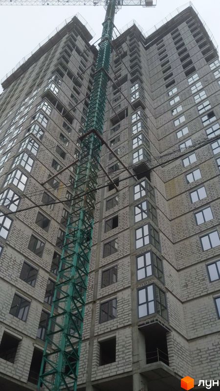 Ход строительства ЖК Миронова, 2 дом (секция С), апрель 2024