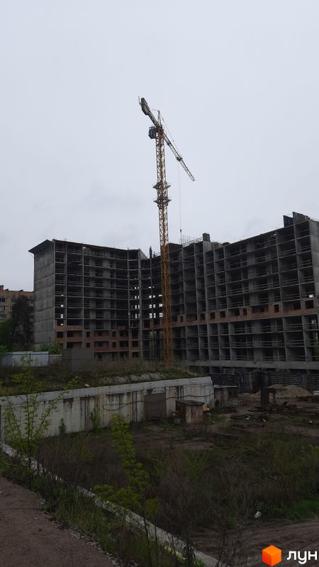 Хід будівництва ЖК Святобор, 7 будинок (секції 1-3), квітень 2024
