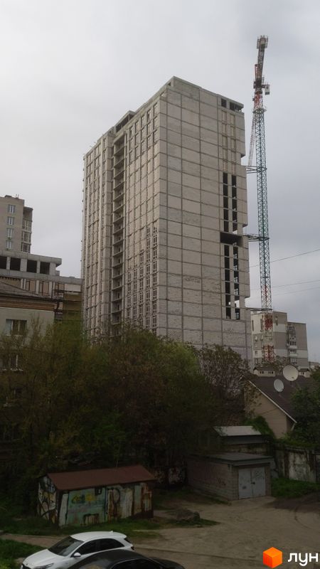 Ход строительства ЖК Premier Tower, 1 дом (секция 1), апрель 2024
