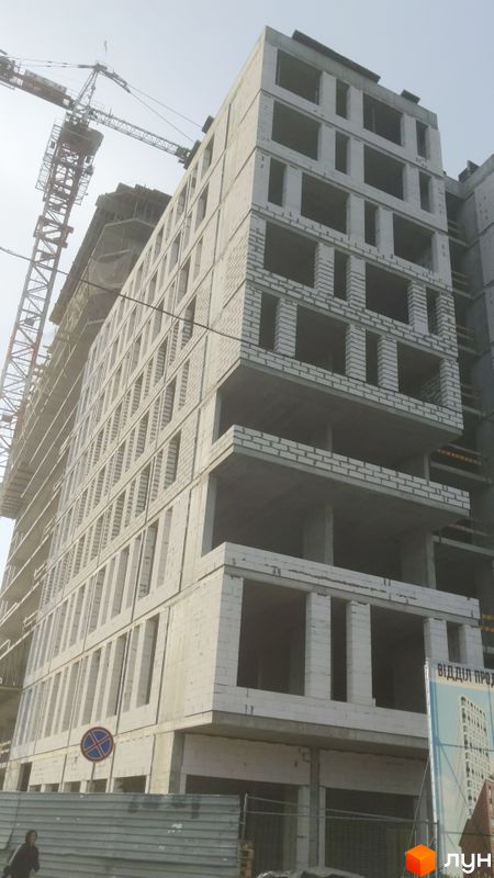 Хід будівництва БФК Industrial, Будинок, квітень 2024
