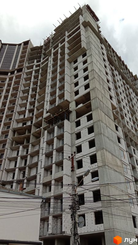 Ход строительства ЖК Посейдон, 2 дом, апрель 2024