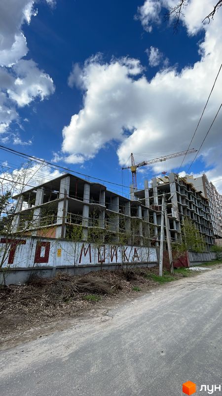 Ход строительства ЖК Мюнхаузен 2, 2 дом, апрель 2024