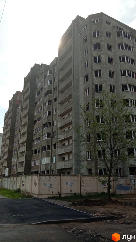 Хід будівництва ЖК на Єфимова, 2 секція, квітень 2024