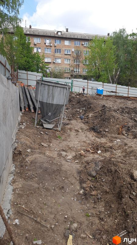 Хід будівництва Клубний будинок Protasiv Hill, Будинок, квітень 2024