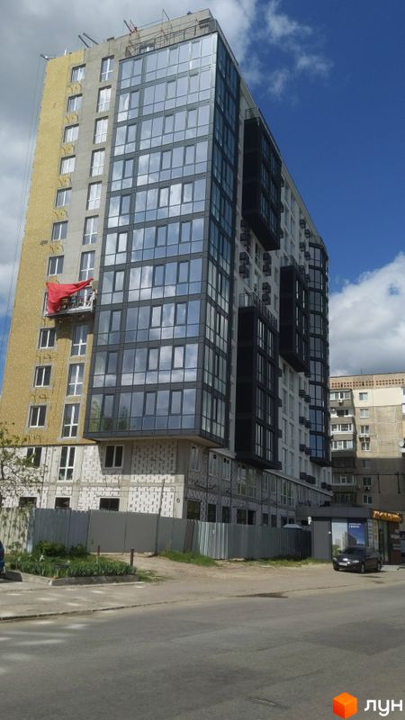 Хід будівництва ЖК Янтарний, Будинок, квітень 2024