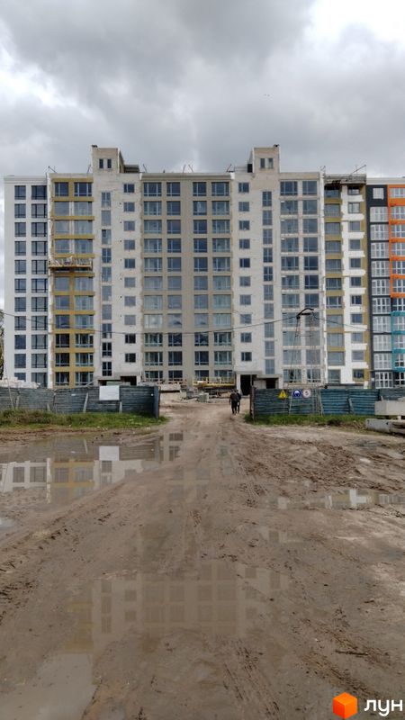 Ход строительства ЖК Александровский, 1 дом (секция 8), апрель 2024