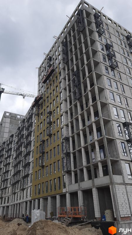 Хід будівництва ЖК Svitlo Park, 3 черга (будинок 7), квітень 2024