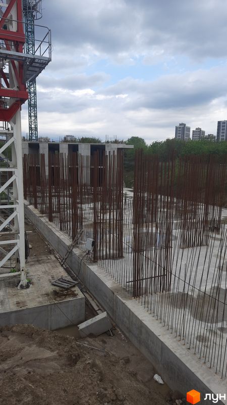 Хід будівництва ЖК Dibrova Park, 10 будинок, квітень 2024