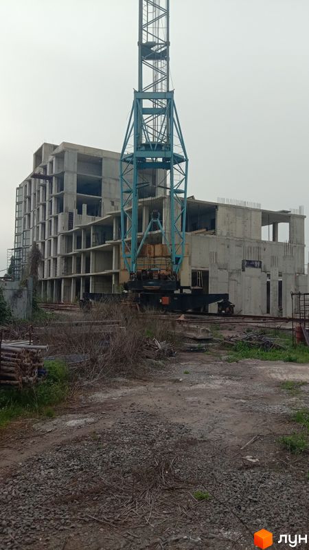 Хід будівництва ЖК City House Resort, 1-2 секції, квітень 2024