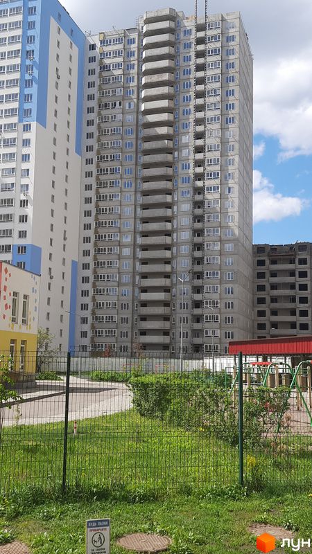 Ход строительства ЖК Атлант (Коцюбинское), 16 дом, апрель 2024