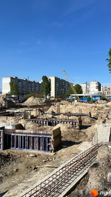 Хід будівництва ЖК Пастерівський, 1 будинок, квітень 2024
