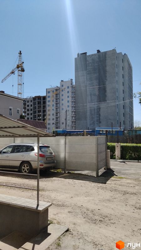 Хід будівництва вул. Стрілецька, 1, 1-2 будинки, квітень 2024