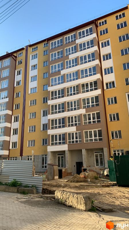 Хід будівництва вул. Шухевича, 3б, 1 будинок (секція 2), квітень 2024