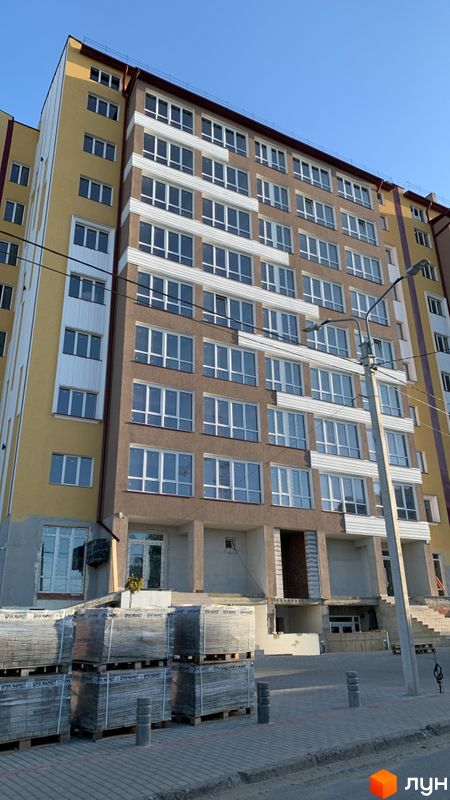 Хід будівництва вул. Шухевича, 3б, 1 будинок (секція 2), квітень 2024
