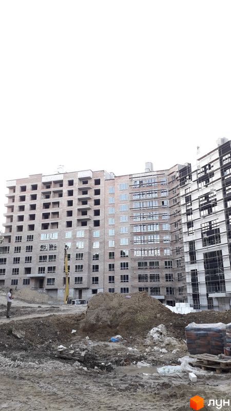 Ход строительства ЖК Львовский, 2 дом, май 2024