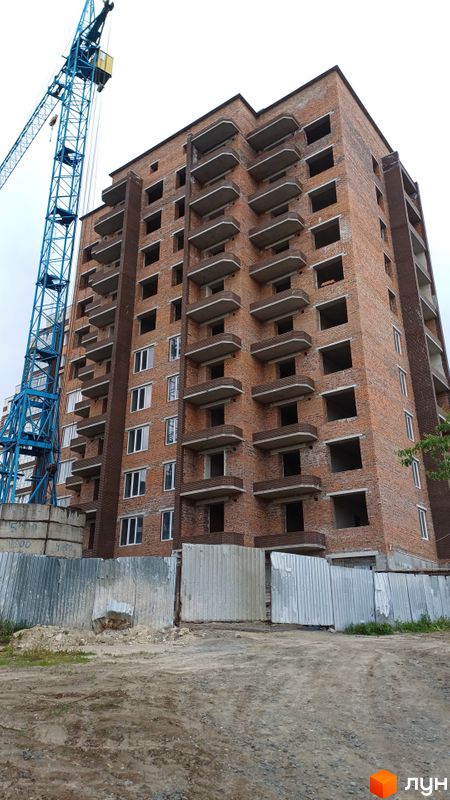 Хід будівництва ЖК Барбарис, 1 будинок (секція 4), травень 2024