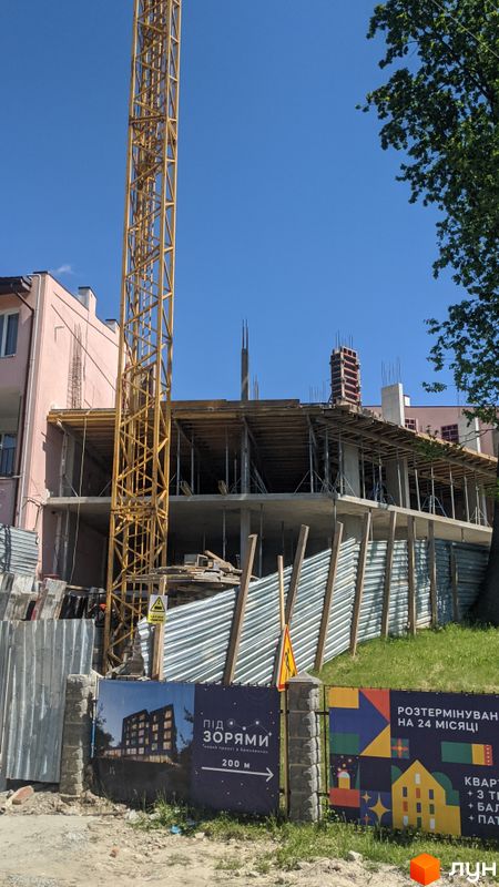 Хід будівництва вул. Лікарська, 12, Будинок, травень 2024