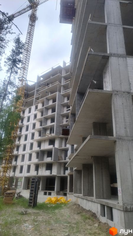 Хід будівництва ЖК Київські Зорі-2, 1-2 секції, травень 2024