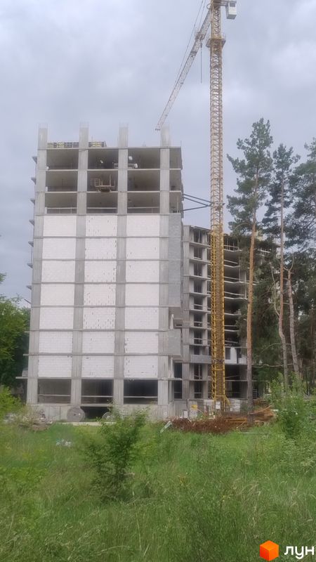 Хід будівництва ЖК Київські Зорі-2, 1-2 секції, травень 2024