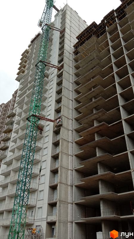 Хід будівництва ЖК Акрополь, 3 будинок (секція А), травень 2024