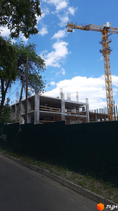 Хід будівництва Клубний дім OLEGIV Podil, 1-3 секції, травень 2024