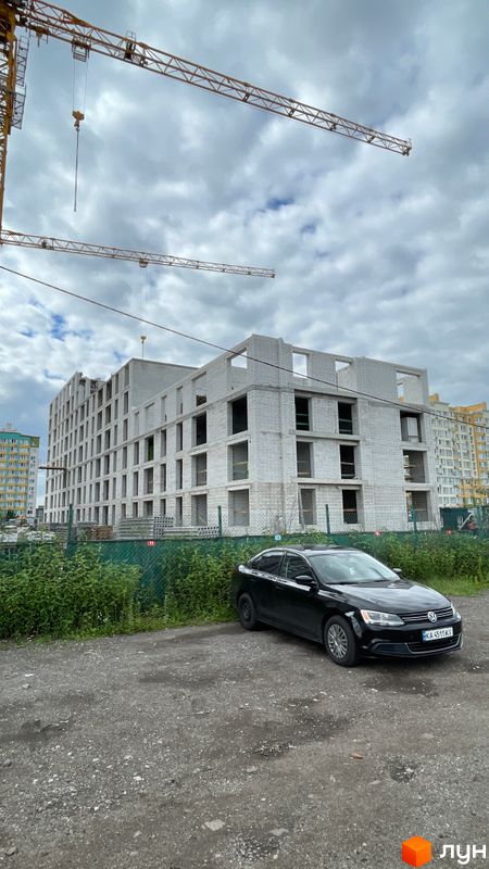 Хід будівництва ЖК Евромісто, вул. Щастя, 7б, червень 2024