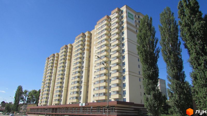 Ход строительства ЖК Берегиня, 1 дом (секции 1-2), сентябрь 2016