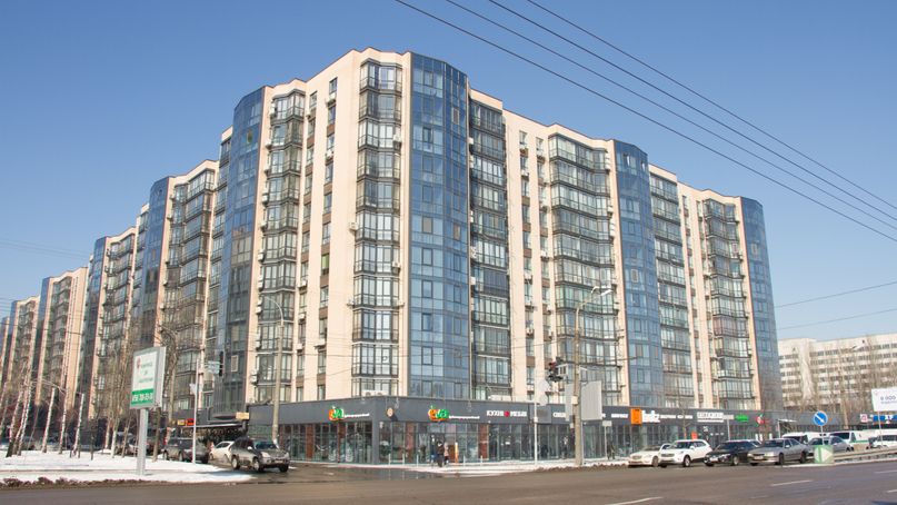 Ход строительства ЖК River Park, 1 дом (секции 1, 7-10), февраль 2021